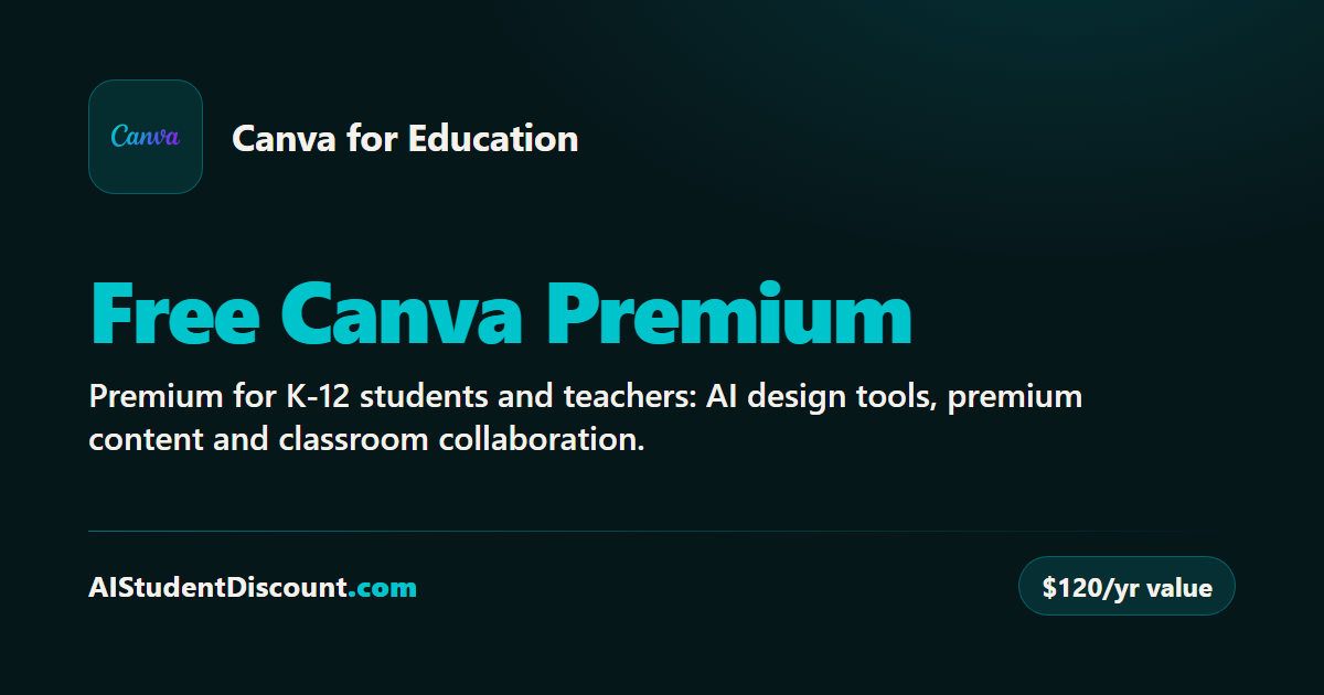 Canva Student Code Canva Student Discount - FREE Premium for K-12